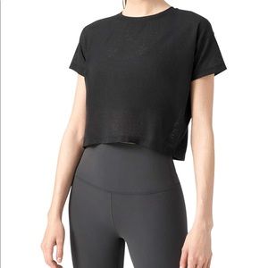 NWT Lululemon Cates Tee Black